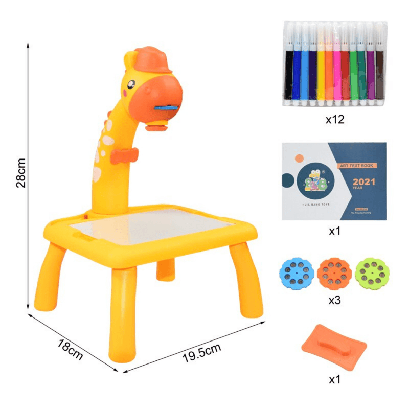 Mesa de Desenho Infantil com Projetor 🎄 🎁 - 2UP.SHOP
