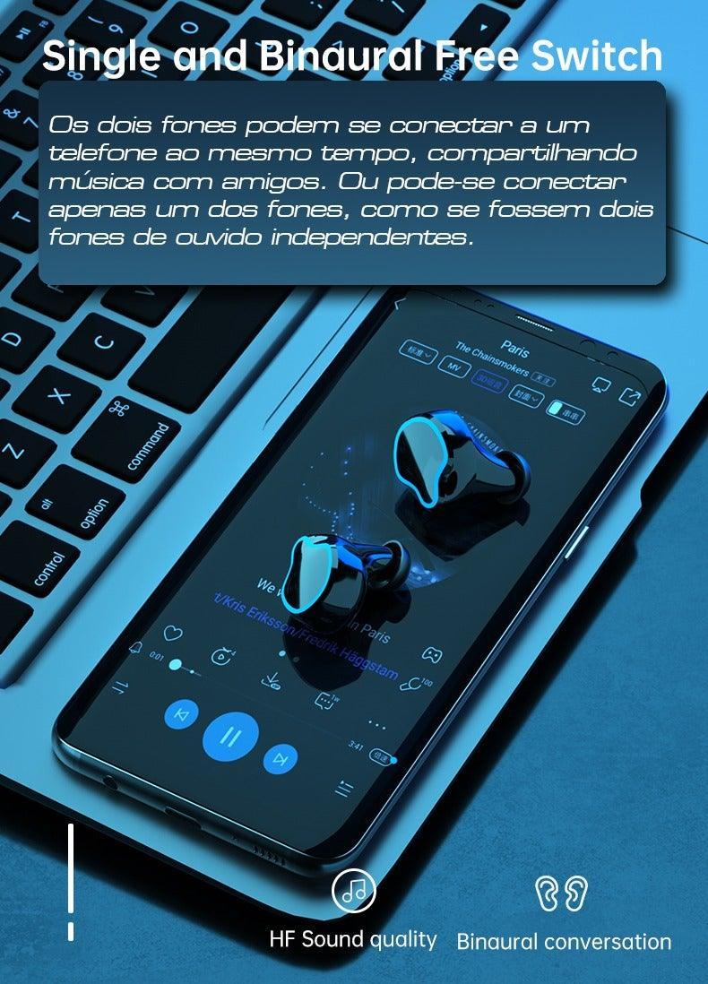 Fone de Ouvido - TWS Bluetooth - Tecnologia de ponta para Você! 🎄 🎁 - 2UP.SHOP